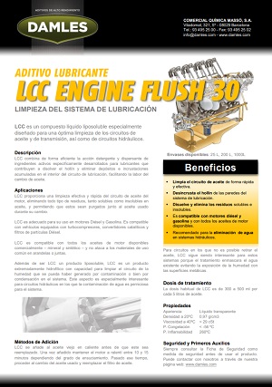 LCC ENGINE FLUSH limpiador del sistema de aceite de motor